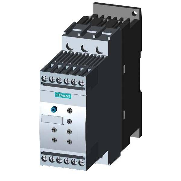 Siemens 3RW40271BB14 Sanftstarter S0 32A 15kW/400V 40°C 110-230VAC/DC Schraub