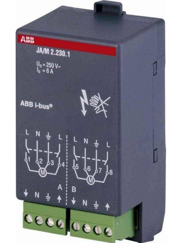 ABB Jalousieaktor JA/M2.230.1 2fach 230VAC