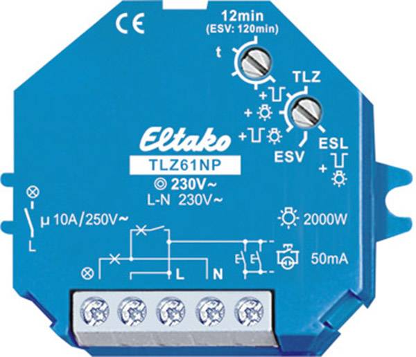 Eltako TLZ61NP-230V Treppenlicht (V) Zeitschalter 1S 61100102