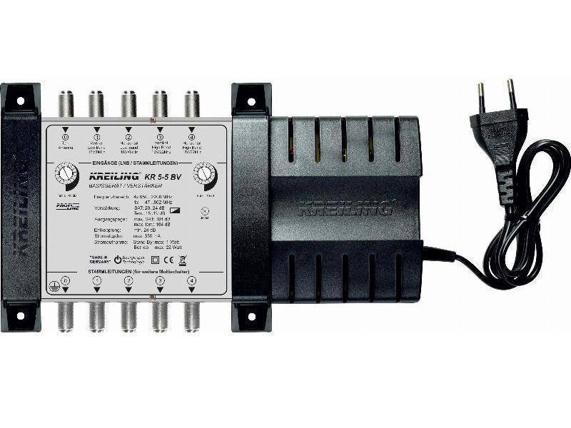 KREI Basisgerät für 4+1 Eing. KR 5-5 BV regelb. Verstärker mit Schräglage