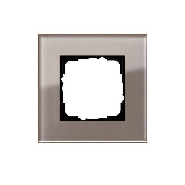 GIRA 0211122 Abdeckrahmen 1fach Esprit Glas Umbra