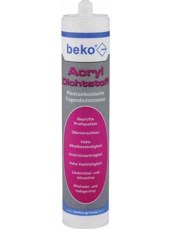 BEKO Acryl Dichtstoff weiß 230300 !!! 310ml Kartusche