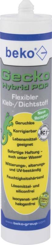 BEKO Flexibler Kleb/Dichtstoff 2453101 !!! weiss 310ml Kartusche Gecko