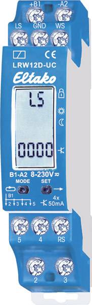 Eltako LRW12D-UC Licht-Dämmerungs-Regen- Wind-Sensorrelais 4 OptoMOS 22400501