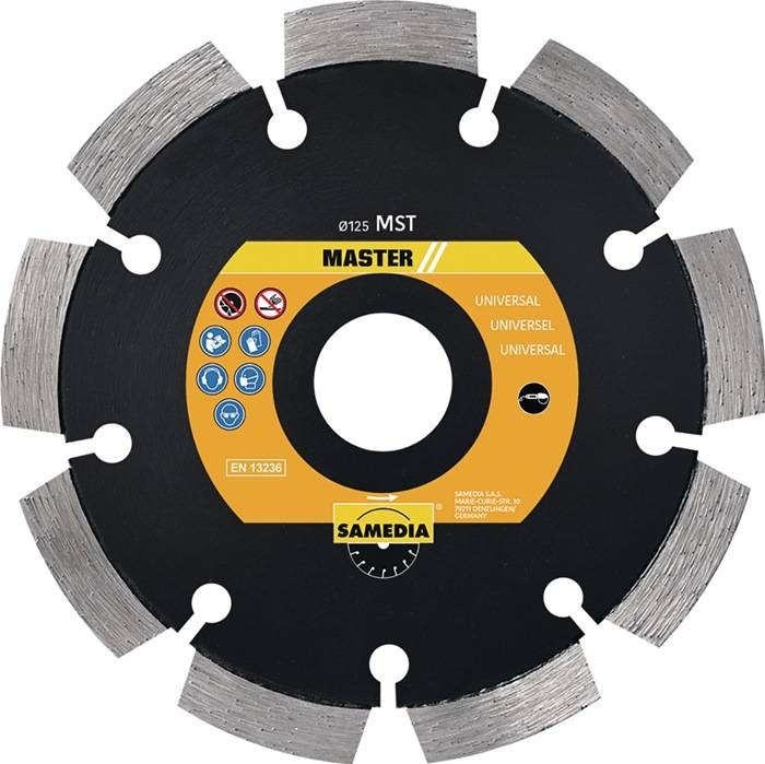 3475180177045 - Samedia MASTER MST 115x2223 Diamant- Trennscheibe KS-weich Beton 300009