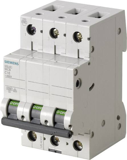 Siemens 5SL63137 Leitungsschutzschalter 400V 6kA 3p C 13A