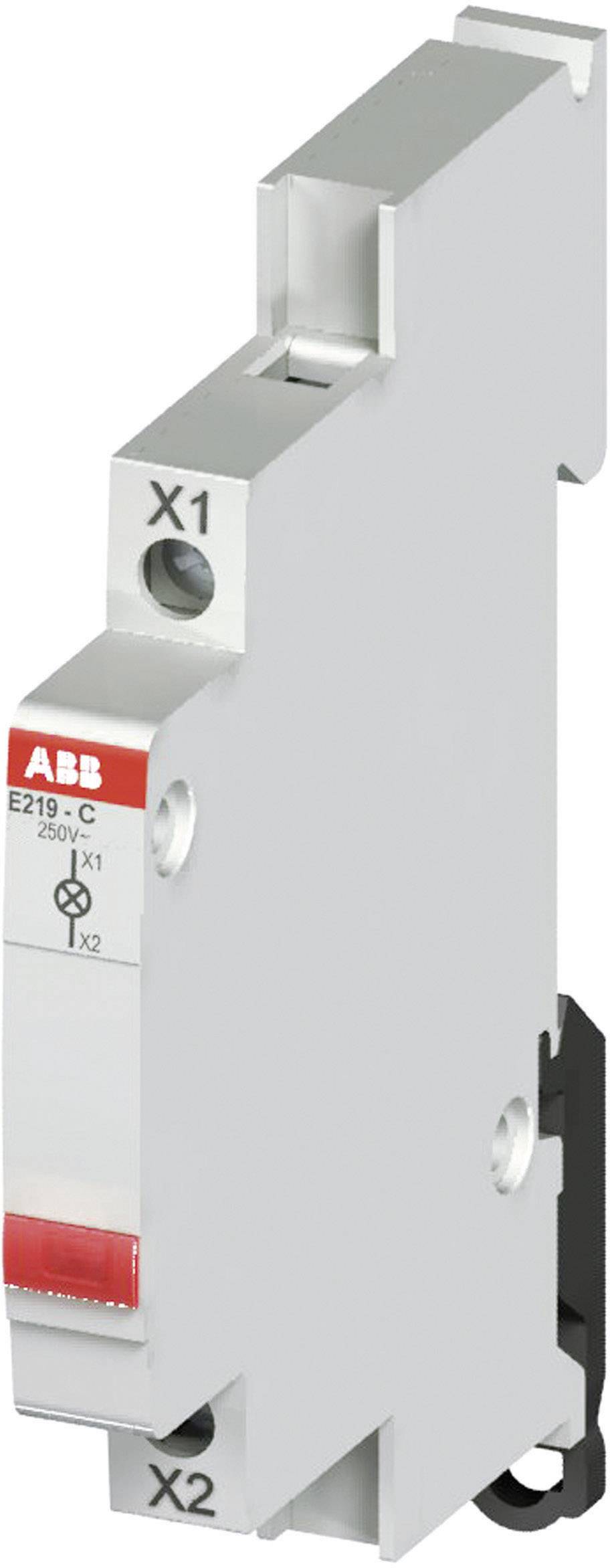 ABB Leuchtmelder klar mit E219-B Glimmlampe 2CCA703400R0001 Alt: E229-B