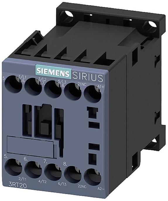 Siemens 3RT20161BB42 Schütz AC-3 4kW/400V 1Ö 24VDC 3p S00