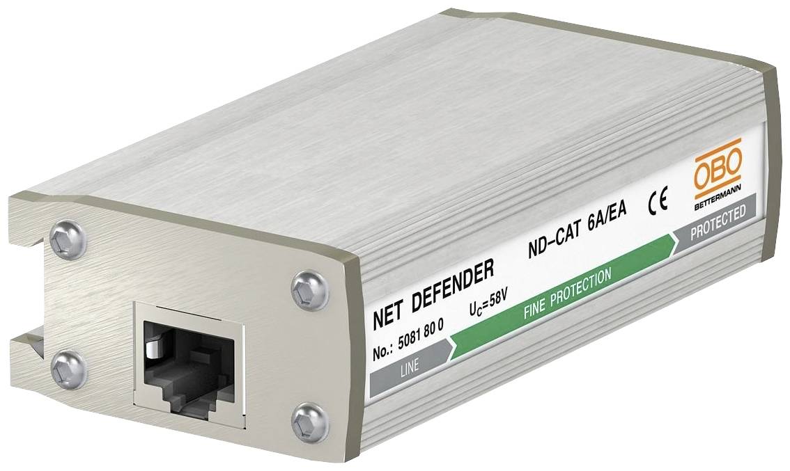 OBO ND-CAT6A/EA Net Defender f.Klasse EA/CAT6A 58V 5081800