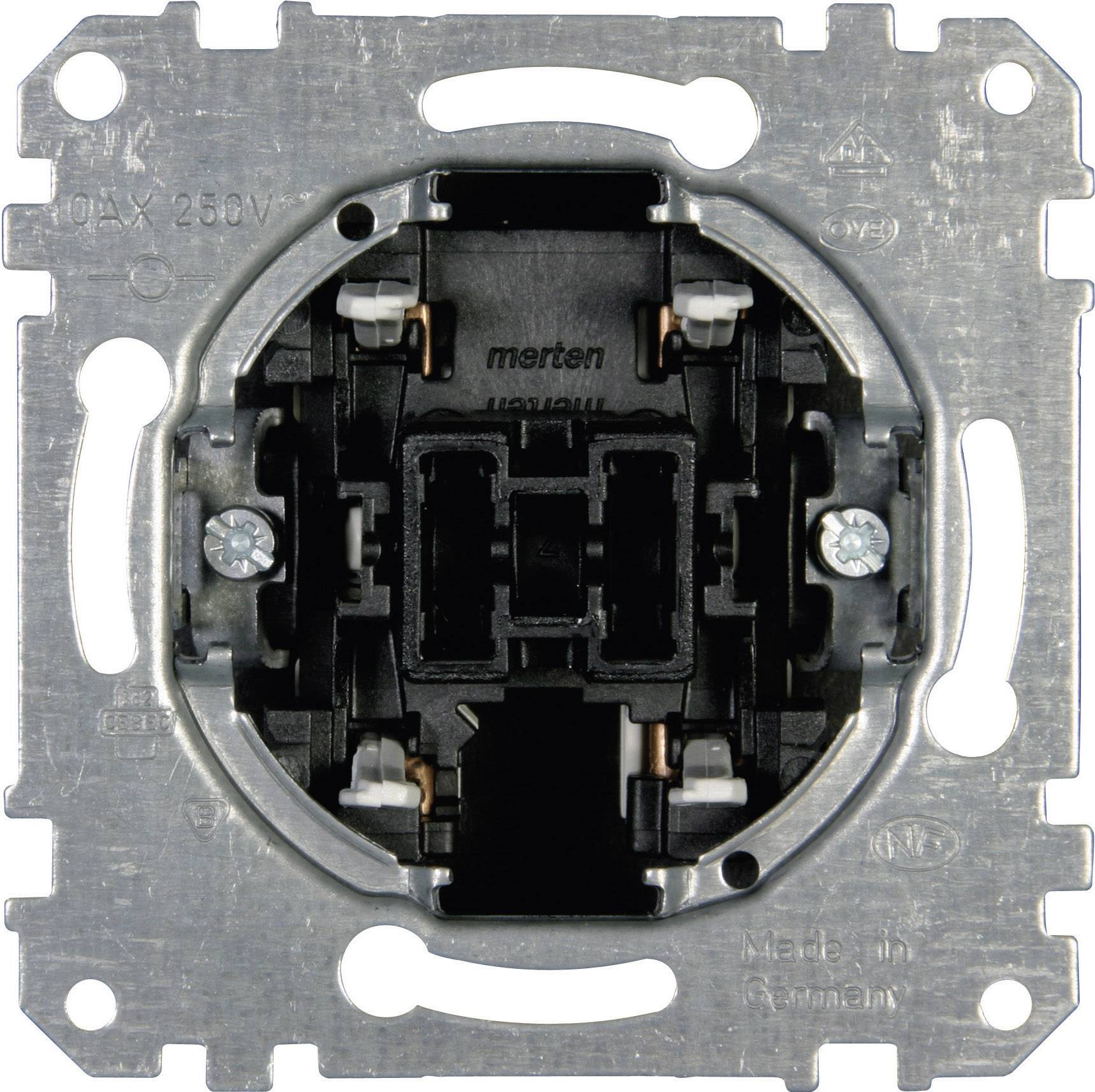 4042811144395 - Merten Kreuzschalter MEG3117-0000 Einsatz 1pol Steckklemmen