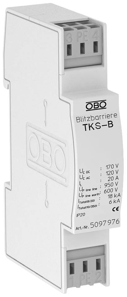 OBO Bettermann GmbH & Co. KG 3312036, OBO TKS-B 120VAC 3312036 (BILD1)