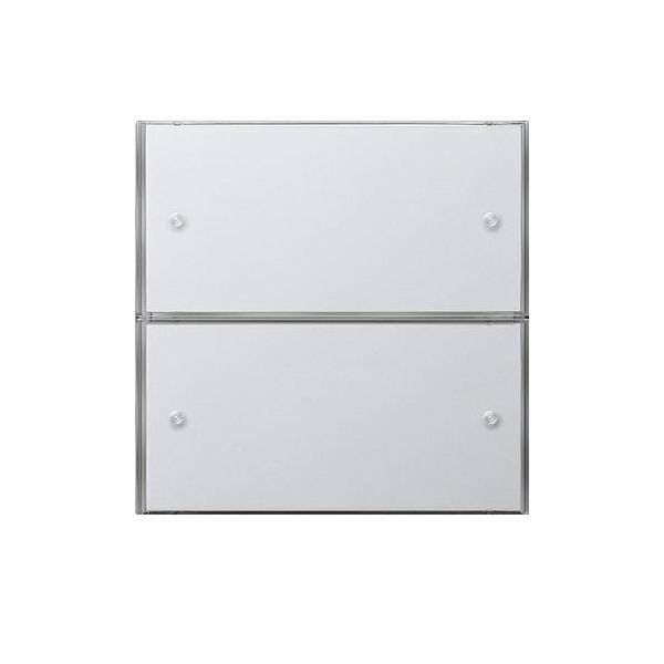 4010337081807 - GIRA 2032112 Tastsensor3 Komfort 2fach KNX Flächenschalter Reinweiß glänzend