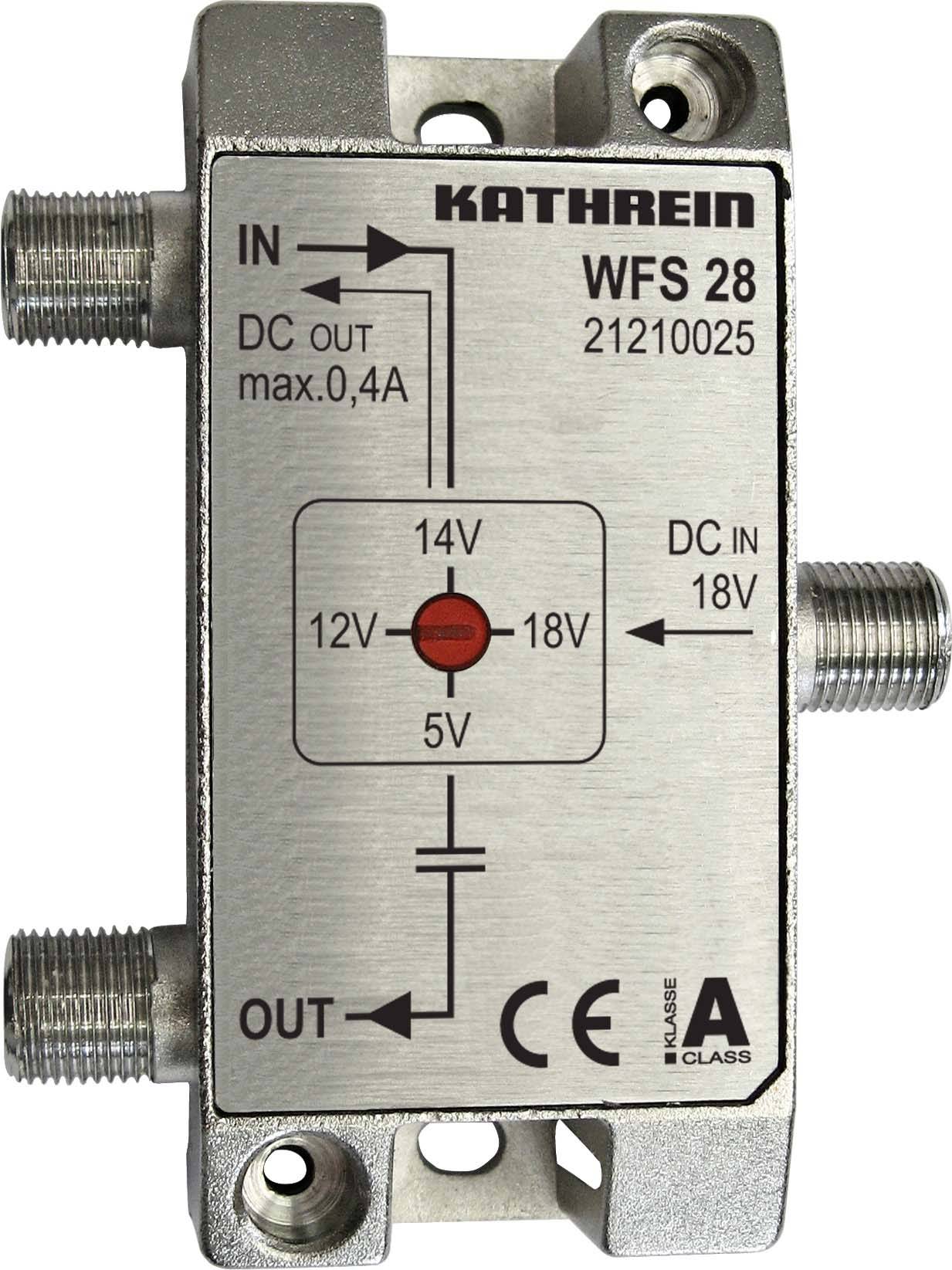 KATH Fernspeiseweiche WFS 28 5-2150 MHz, F-Connectoren