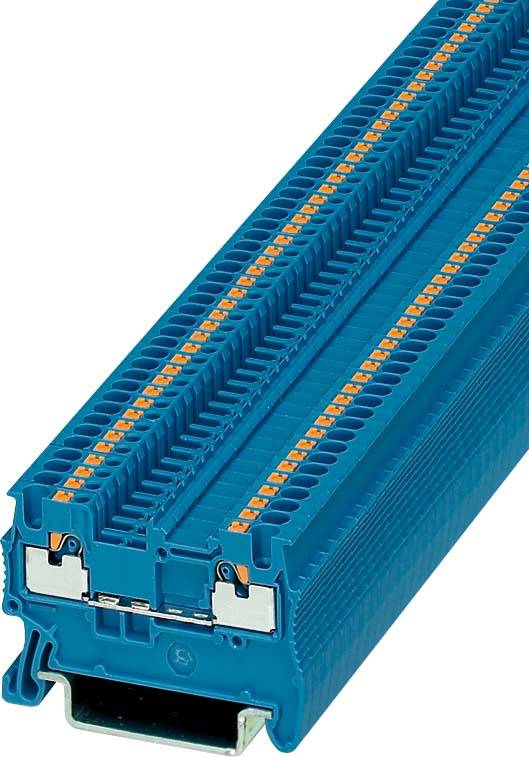 4046356564427 - PT 15 S BU 3208126 Durchgangsreihenklemme Polzahl (num) 2 014 mm² 15 mm² Blau 50 St