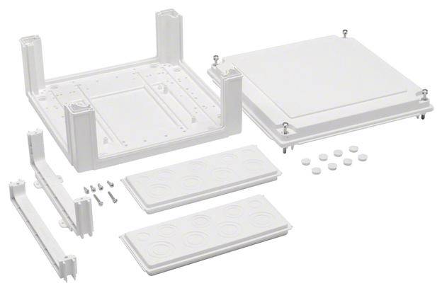 3250616100091 - Hager Kabelanschlusskasten univers U84LE 324x307x149 IP54 SKII leer fErweiterung