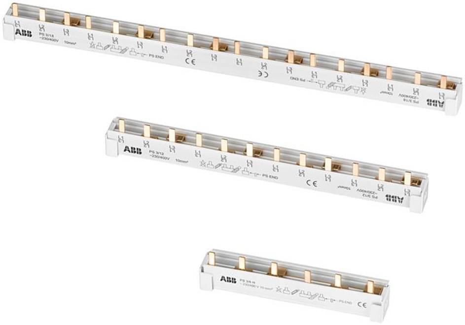 ABB 3-Phasen-Sammelschiene pro PS3/12FI M compact 12 Module z.Ablängen