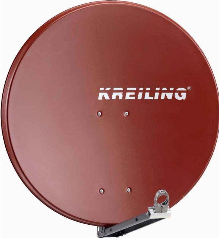 KREI Alu-Spiegel 85cm KRAE85PROFIplus Ausseneinheit vormontiert f. 40mm rot