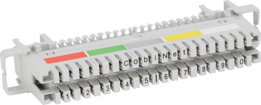 4057227126231 - CobiNet 112623 LSA-Anschlussleiste 2 10 zu 10DA mFarbcode fProfil-Rundstangen