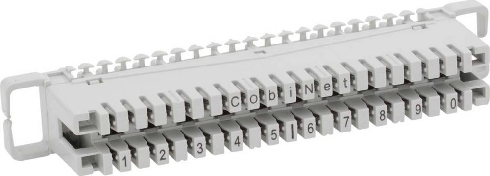 4057227126811 - CobiNet 112681 LSA-Anschlussleiste 2 10 zu 10DA oFarbcode fMontagewanne -kanal