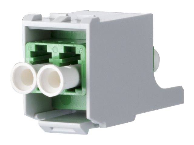 Metz OpDAT modul LC SM APC 8° 15091076-I Keramik grün LC-Duplex m.Adapter