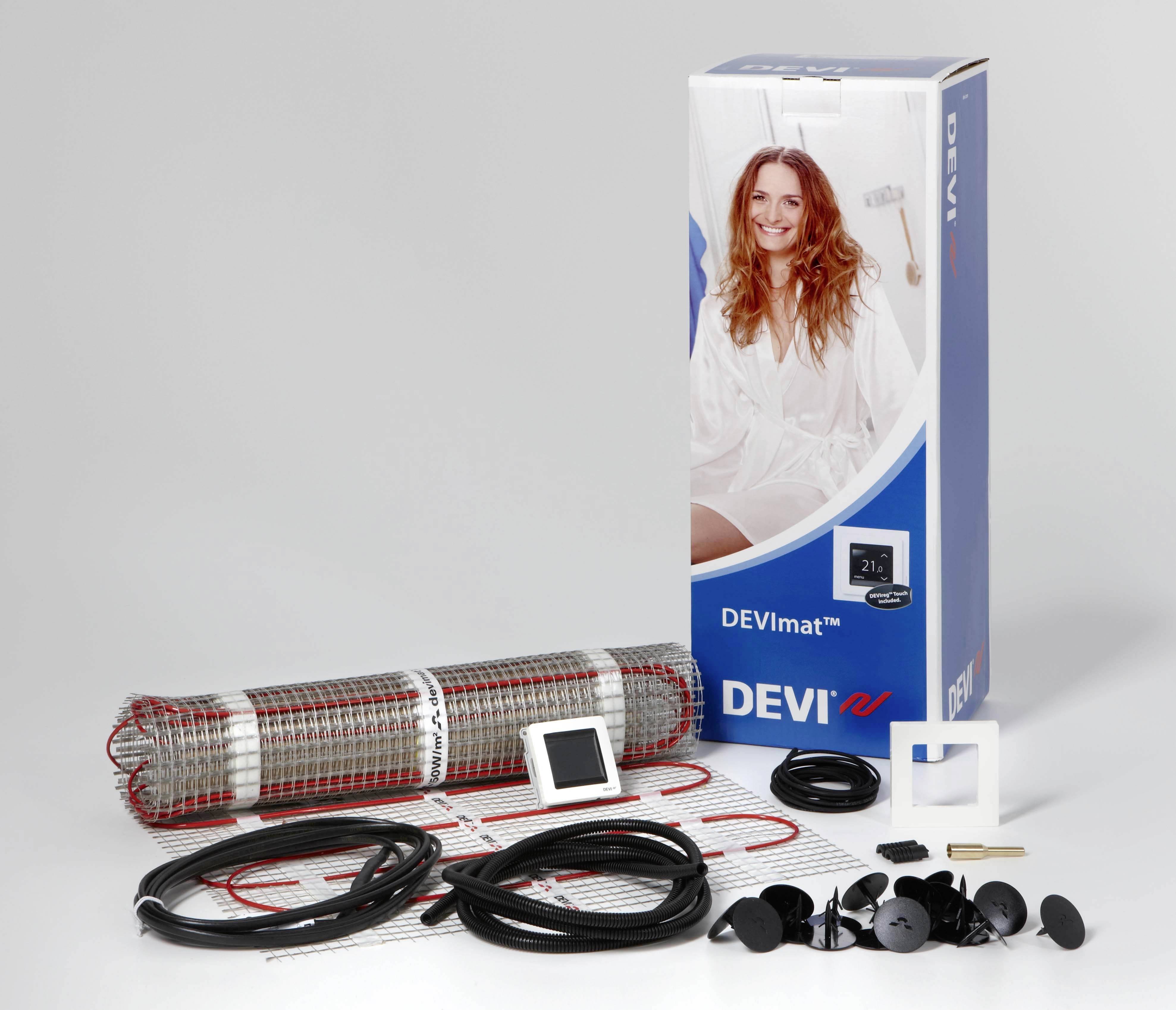 DEVI Dünnbett-Heizmatten Set 140F0816 1-150 W professional DTIF 1,0qm 50x200