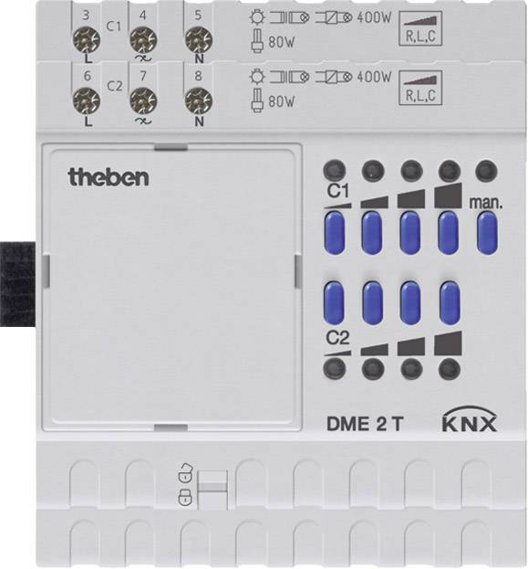 THEB KNX Dimmaktor DME 2 T KNX 2-fach Erweiterungsgerät