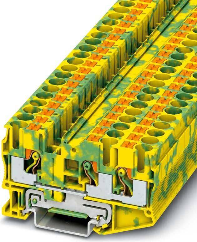 4046356496070 - PT 6-TWIN-PE 3211498 Schutzleiterklemme Polzahl (num) 3 050 mm² 6 mm² Grün Gelb 50 St