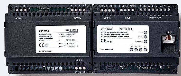 SIED Access ATLC/NG 670-0 Türlautsprecher-Controller mit Netzgerät