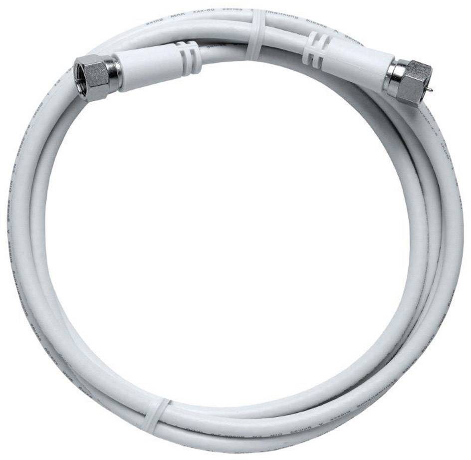 AXING F-Patch-Kabel 1,5m ws MAK 150-80 axiale Stecker 2fach geschirmt Vodafone