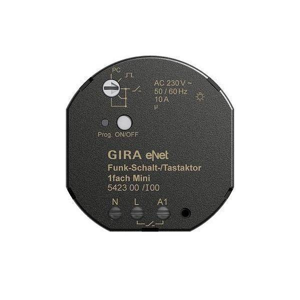 GIRA 542300 eNet Funk Schalt-/Tastaktor 1fach Mini