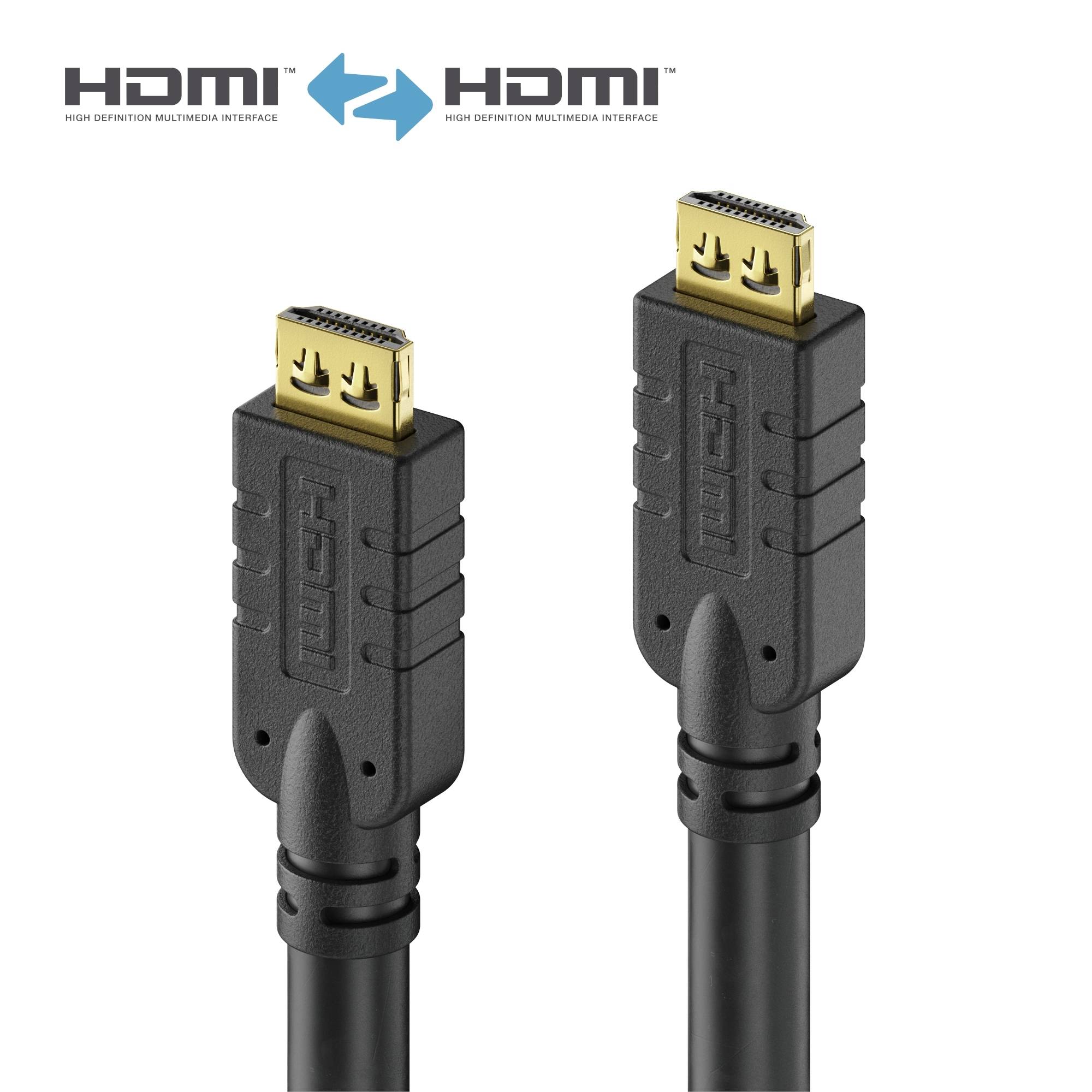 PureLink HDMI-Kabel 25m sw PI1000-250 PureInstall,1.4/10,2Gbps,4K/30Hz