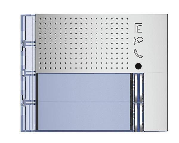 8005543449486 - Frontal advanced 2-Tasten-Soundmodul auf Einzelsäule Ganzmetallausführung 351121 - Bticino