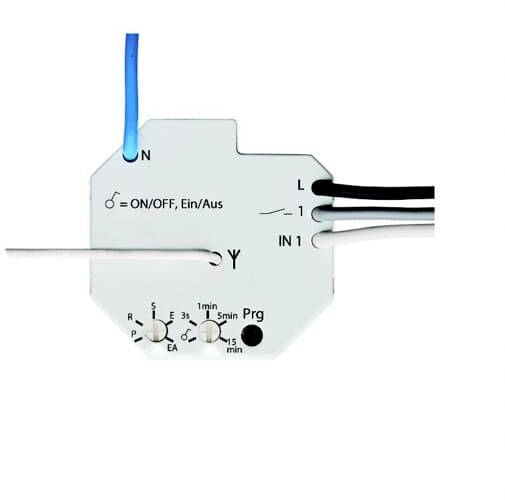 4011395182628 - Busch-jaeger Elektro - Busch-Jaeger Funkempfänger 868MHz 1k Wächter up 230V AC 1k fPulsdrücker fSchalter 6701-101 - weiß