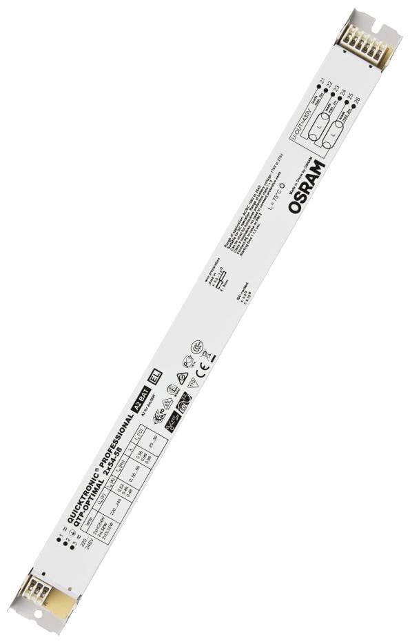 OSR EVG QTP-OPTIMAL 2X54W-58W/220-240 f.LL/KLL T8 T5 TC-L 360x30x21mm