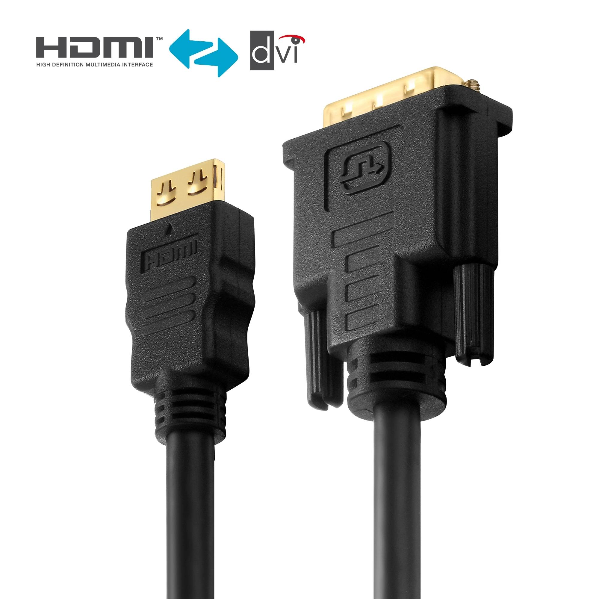 PureLink HDMI/DVI-Kabel 3m PI3000-030 PureInstall,DVI-D(24+1 Single Link),SLS