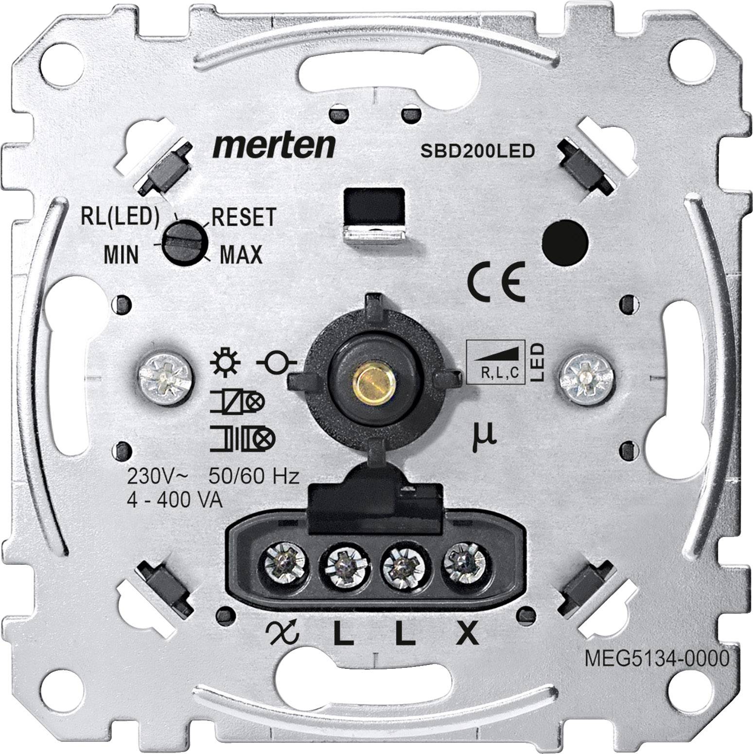 Merten Uni-Drehdimmer- MEG5134-0000 Einsatz f.LED-Lampen