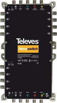 Televes Multischalter 5in12 MS512NCQ Guss- NEVO 714404