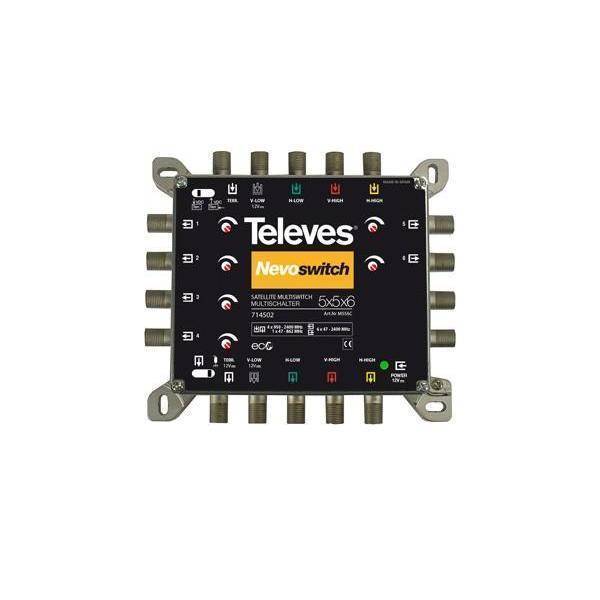 Televes Guss-Multischalter 5in6 MS56C NEVO receiverpowered 714502