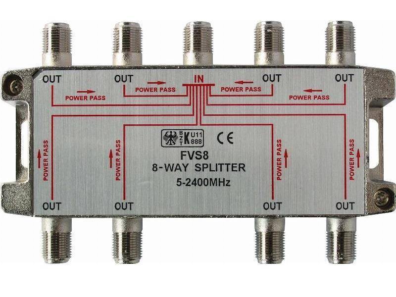 KREI SAT-Verteiler 8-fach STV 1788 DC 5-2250MHz Class A 11109