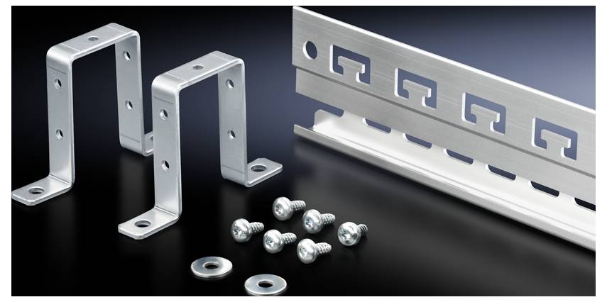 Rittal Schiene 1000mm SZ 2388050 f.EMV-Schirmbügel+Zugentlastung