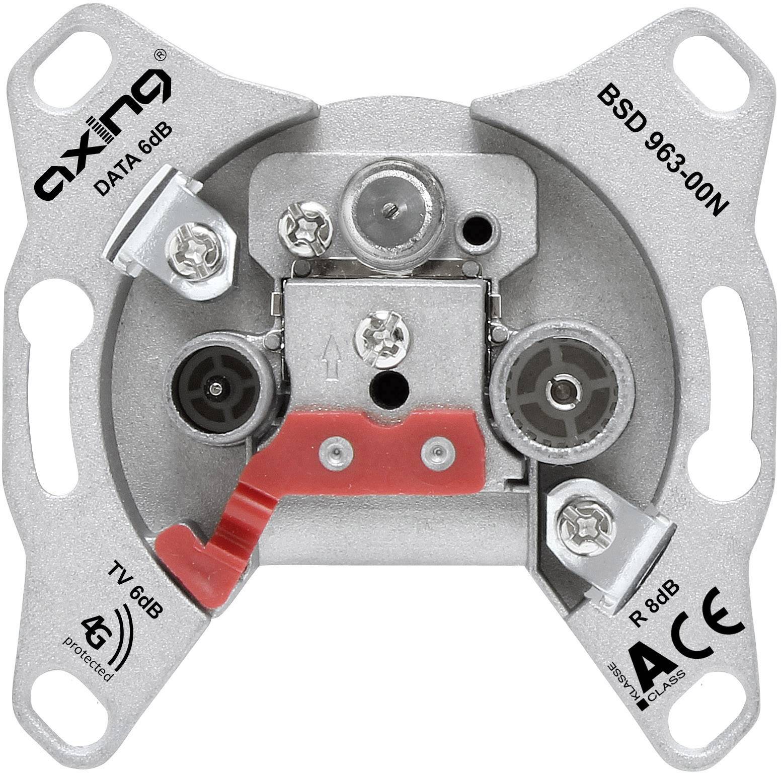 7611682001525 - AXING Durchgangsdose BSD 963-12N Multimedia 3Loch 5-1006MHz 12dB KlA+