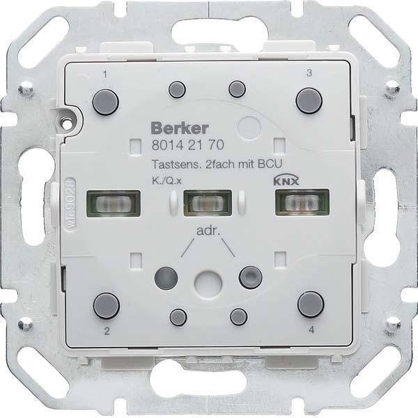 Berker Tastsensor-Modul 2fach 80142170 mit integriertem Busankoppler KNX K.1