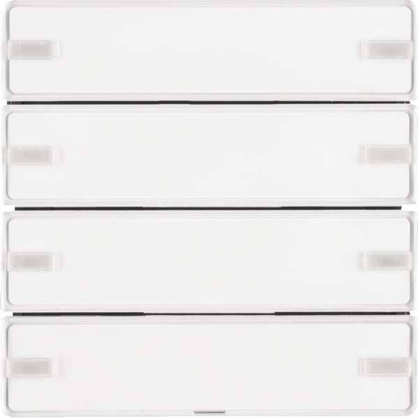 Berker Tastsensor 4fach Komfort 80144329 KNX Q.1/Q.3 polarws samt