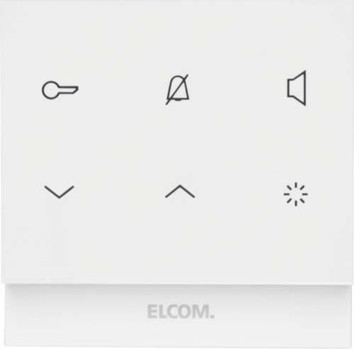 ELCOM Innenst.Audio eckig 2D REK221Y polarw glä TOUCH