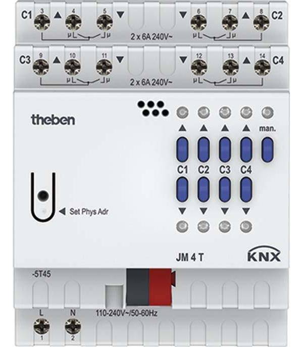 4003468490778 - THEB KNX Jalousieaktor JM 4 T KNX 4-fach