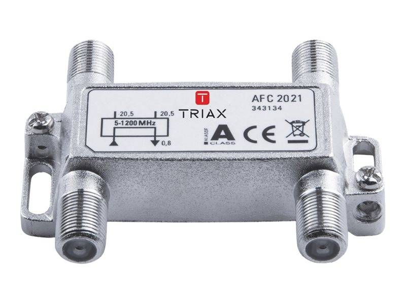 TRIAX 2fach Abzweiger AFC 2021 1,2 GHz 20,5dB 343134