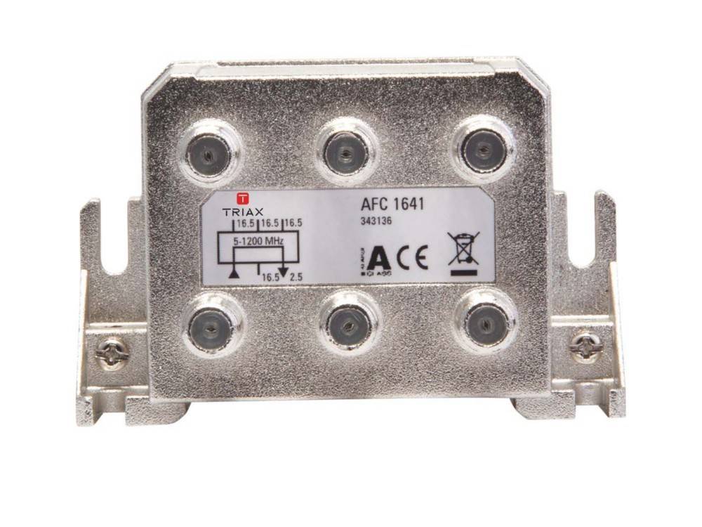 TRIAX 4fach Abzweiger AFC 1641 1,2 GHz 16,5dB 343136