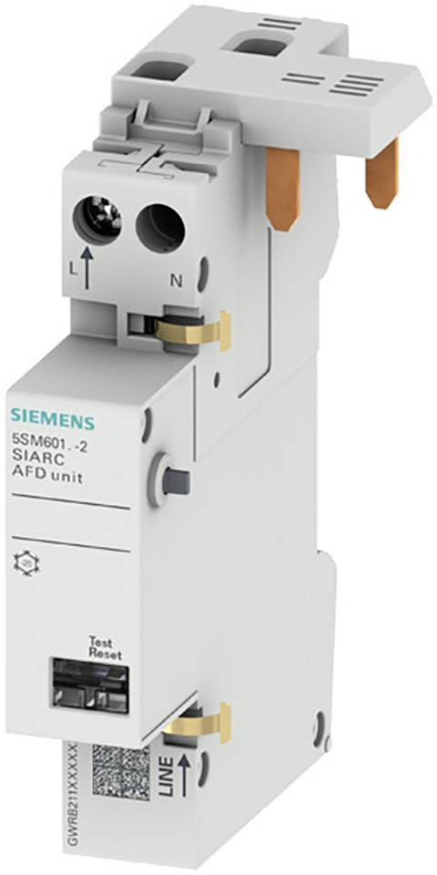 SIEM Brandschutzschalter-Block 5SM6011-2 1-16A 230V für LS-Schalter 1+N 1TE