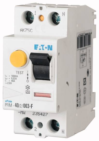 EATON PFIM-25/2/003-G/F FI- 187449 Schalter 25A 2p 30mA Typ G/F 187449