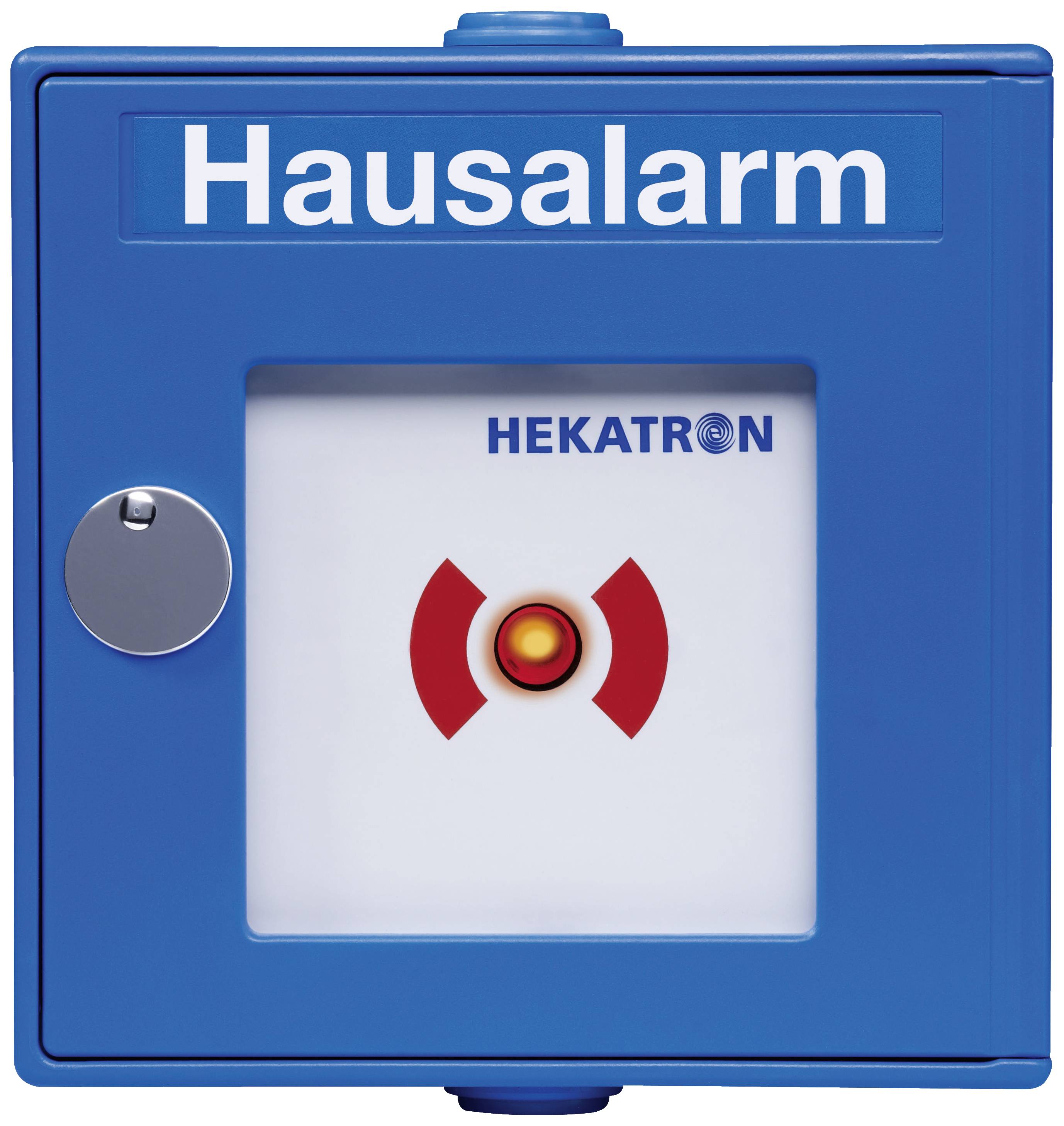 4260432550085 - Mm_unverified_brand - Hekatron Funk-Hausalarm Mit Glasscheibe Funk mit Glasscheibe 130x130x32mm fhgenius - blau